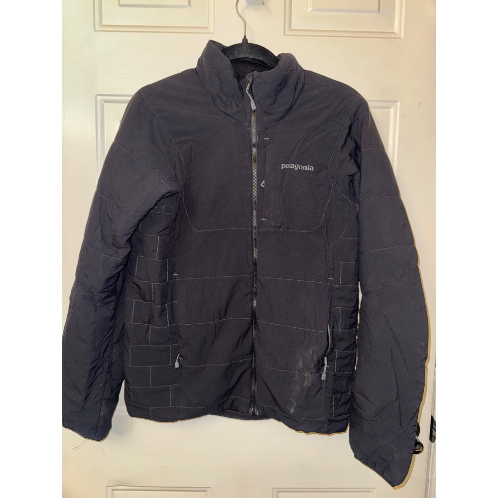 Patagonia Nano-Air Jacket Mens Small Black Full Zip Insulated 84250 SP16